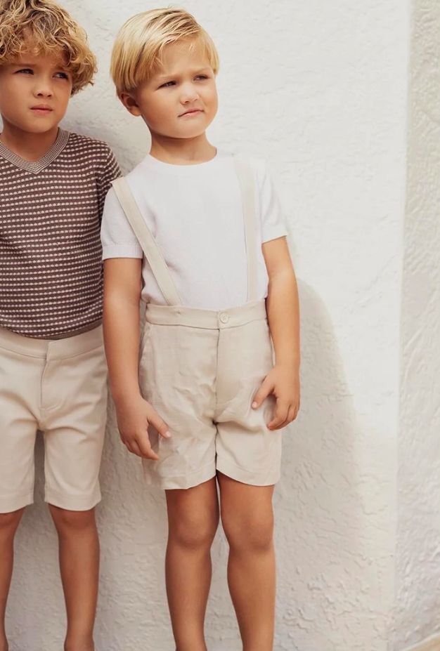 Boys Overall Beige