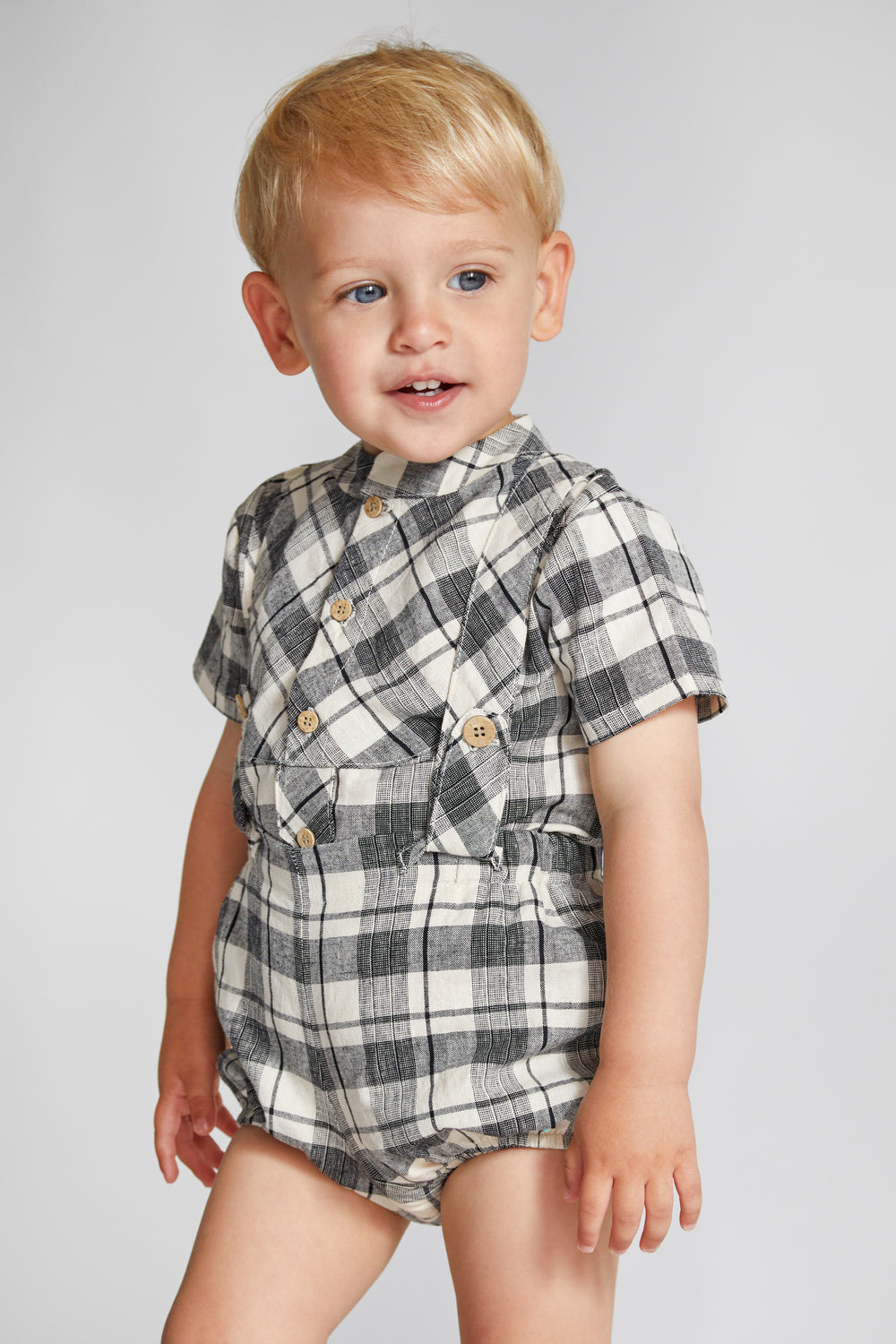 Plaid Freedom Mao Shirt